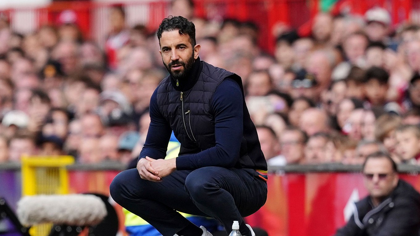 Tréner Manchestru United Ruben Amorim.