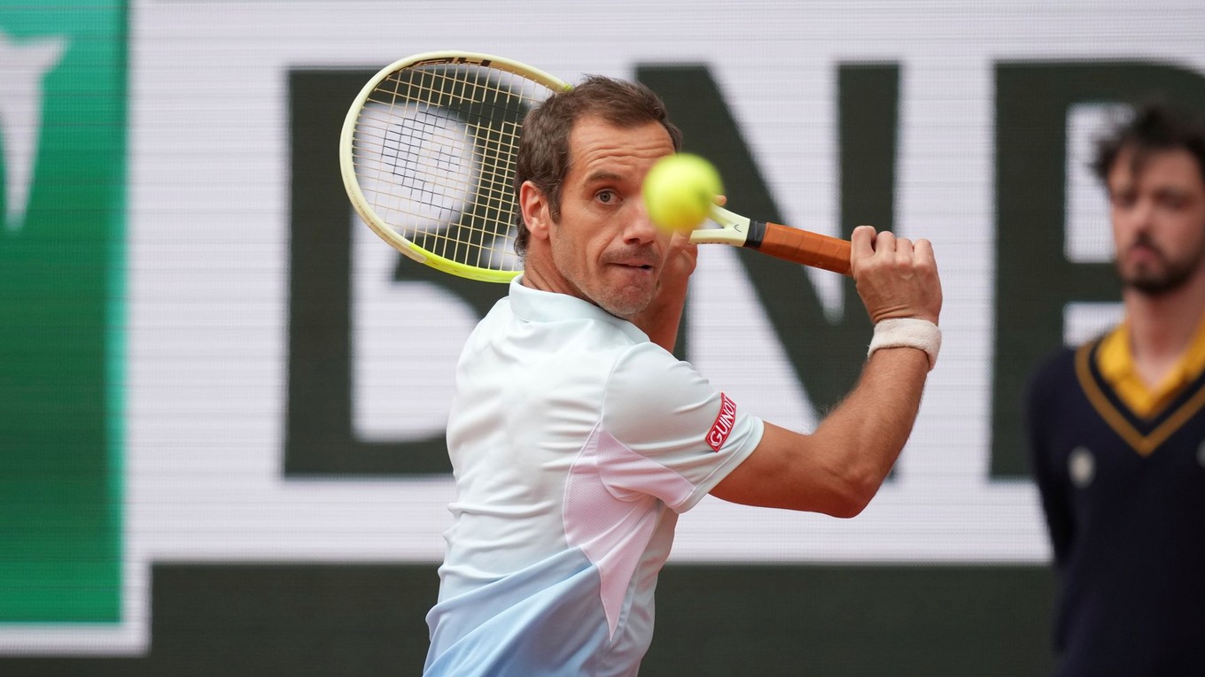 Richard Gasquet na Roland Garros 2025.