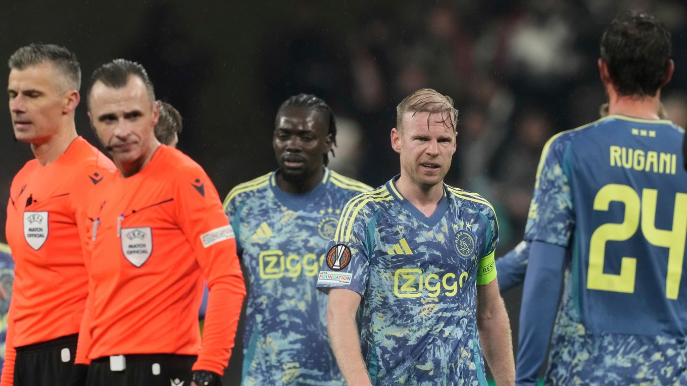 Futbalisti Ajaxu Amsterdam.