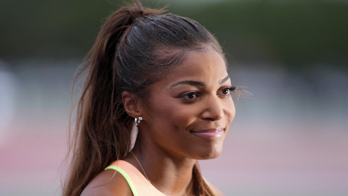 Americká atlétka Gabby Thomasová.
