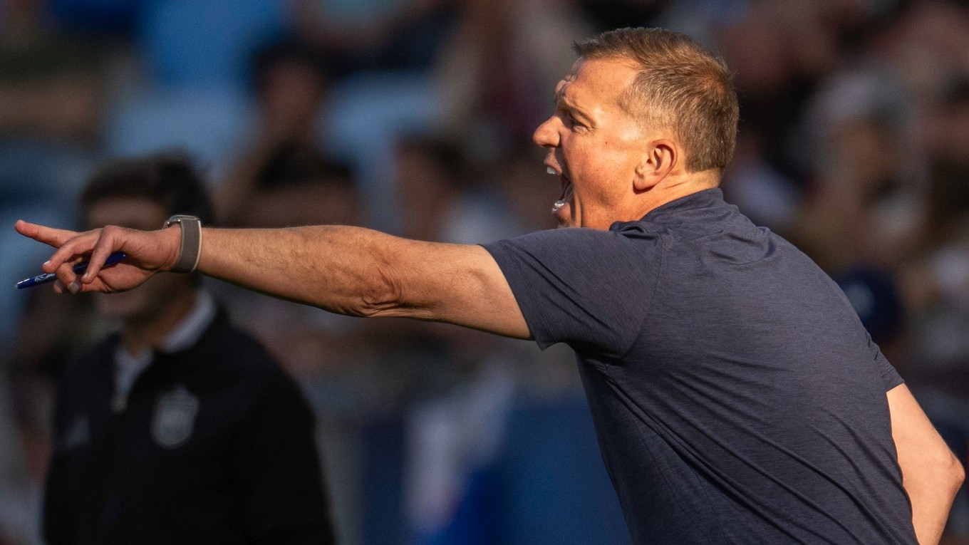 Tréner futbalistov Slovenska U21 Jaroslav Kentoš.