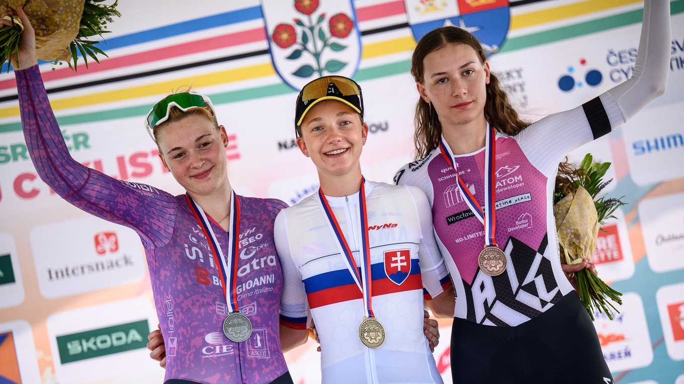 Viktória Chladoňová sa stala majsterkou Slovenska v časovke 2025.