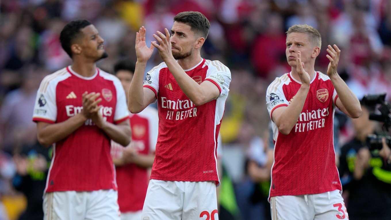 Futbalisti Arsenalu.