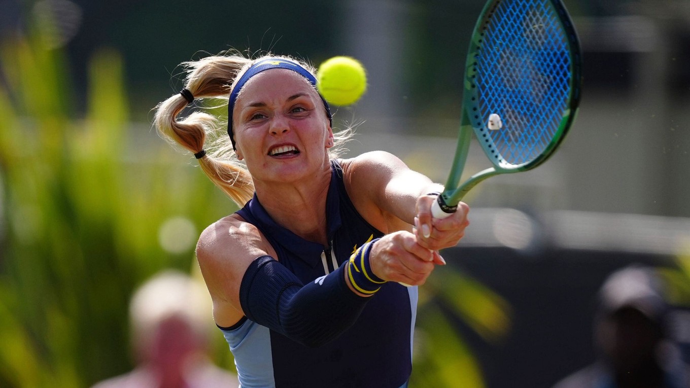 Slovenská tenistka Rebecca Šramková. 