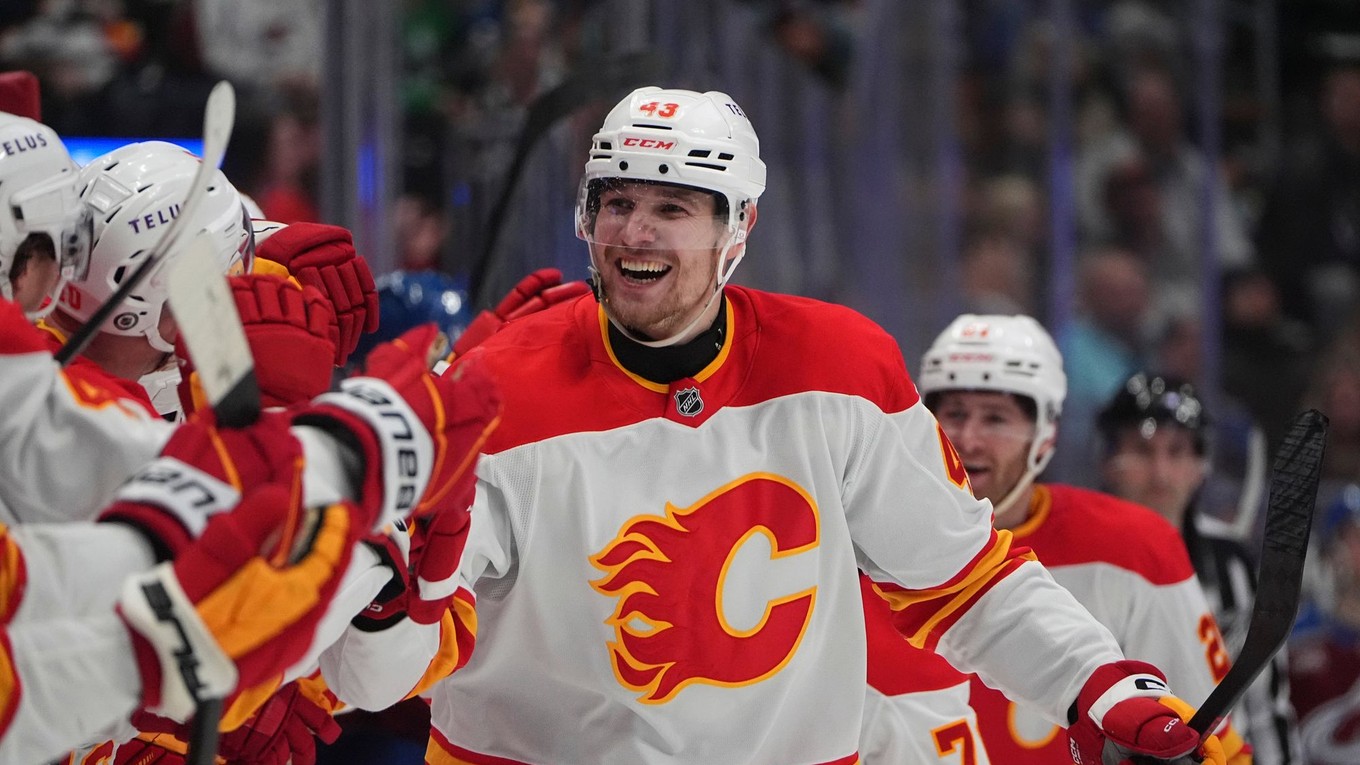 Český hokejista Adam Klapka.