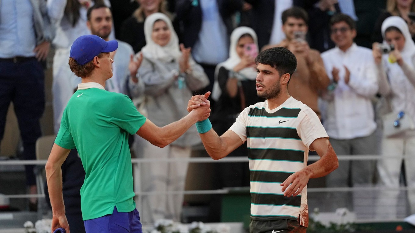 Carlos Alcaraz a Jannik Sinner.