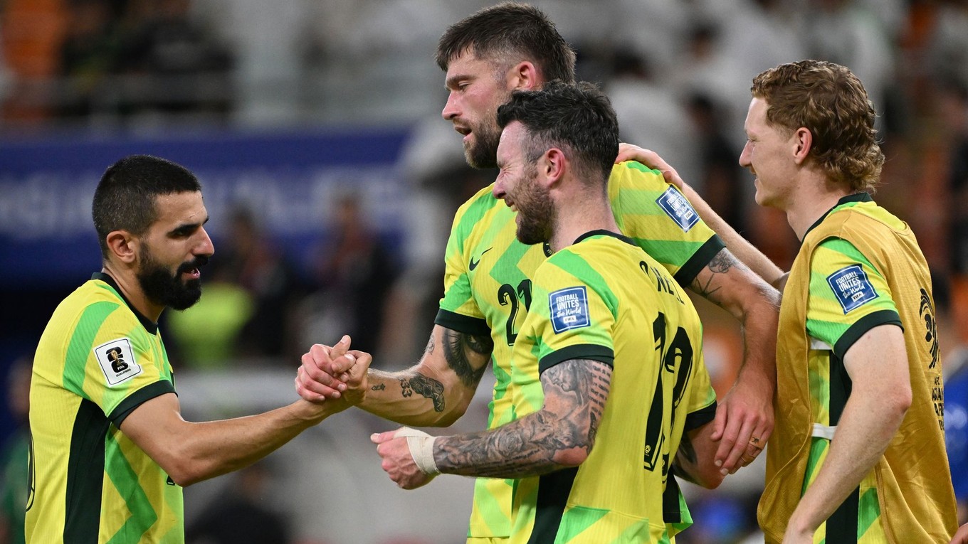 Futbalisti Austrálie.