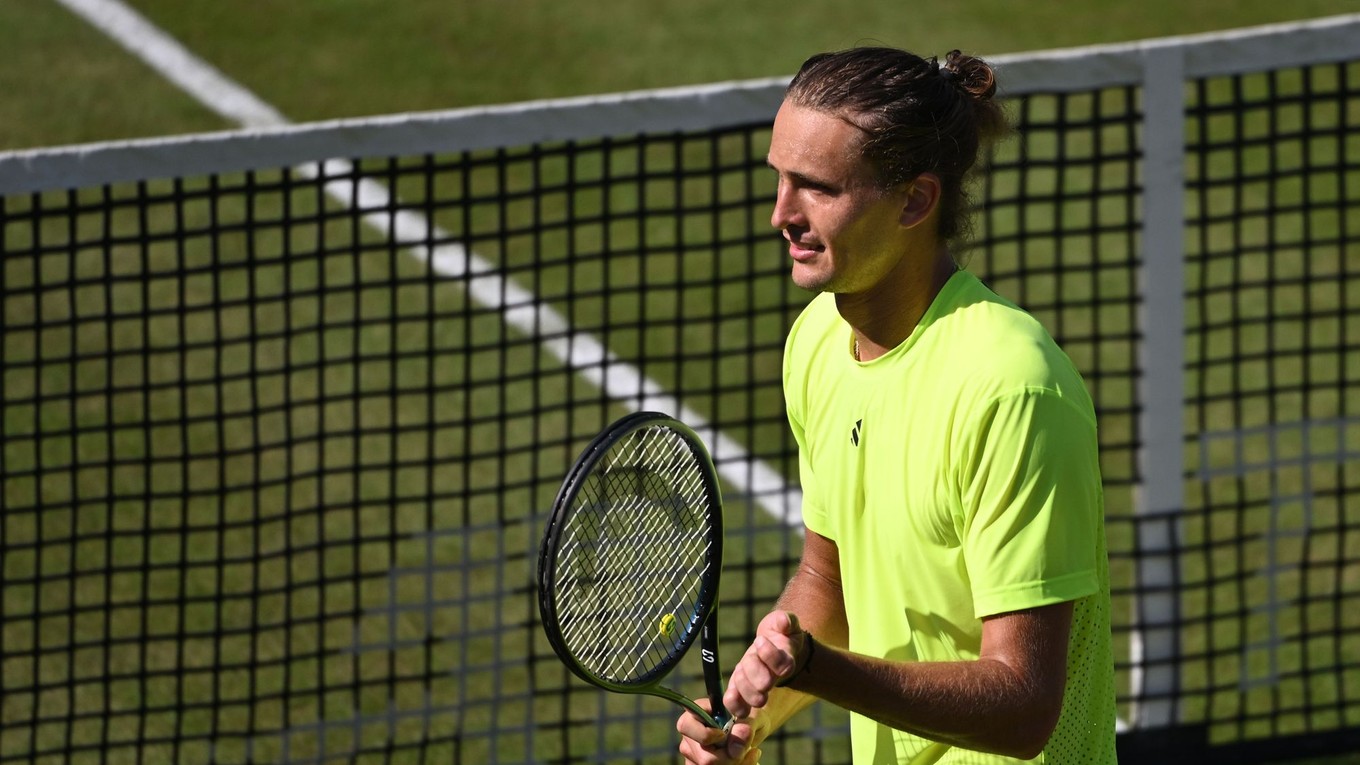 Alexander Zverev na turnaji ATP Stuttgart 2025.