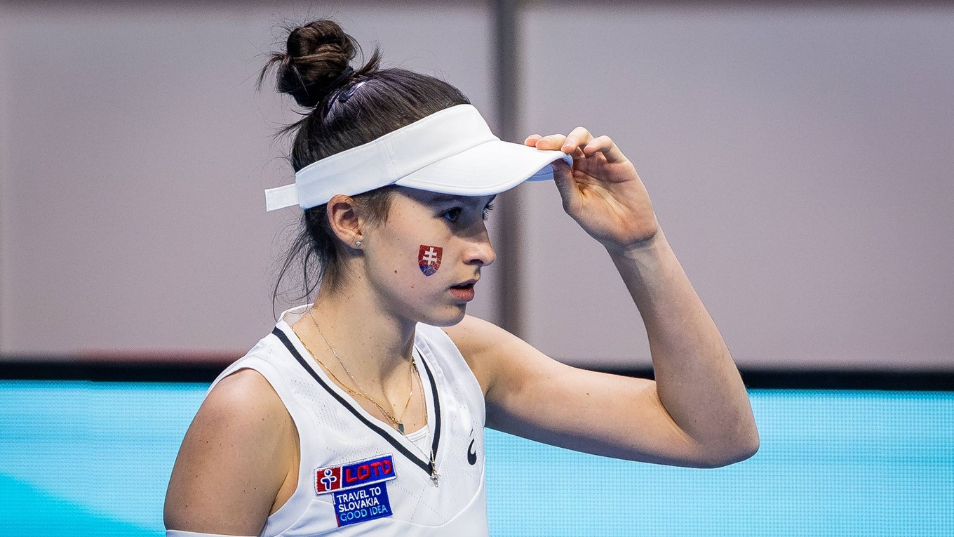 Slovenská tenistka Mia Pohánková.