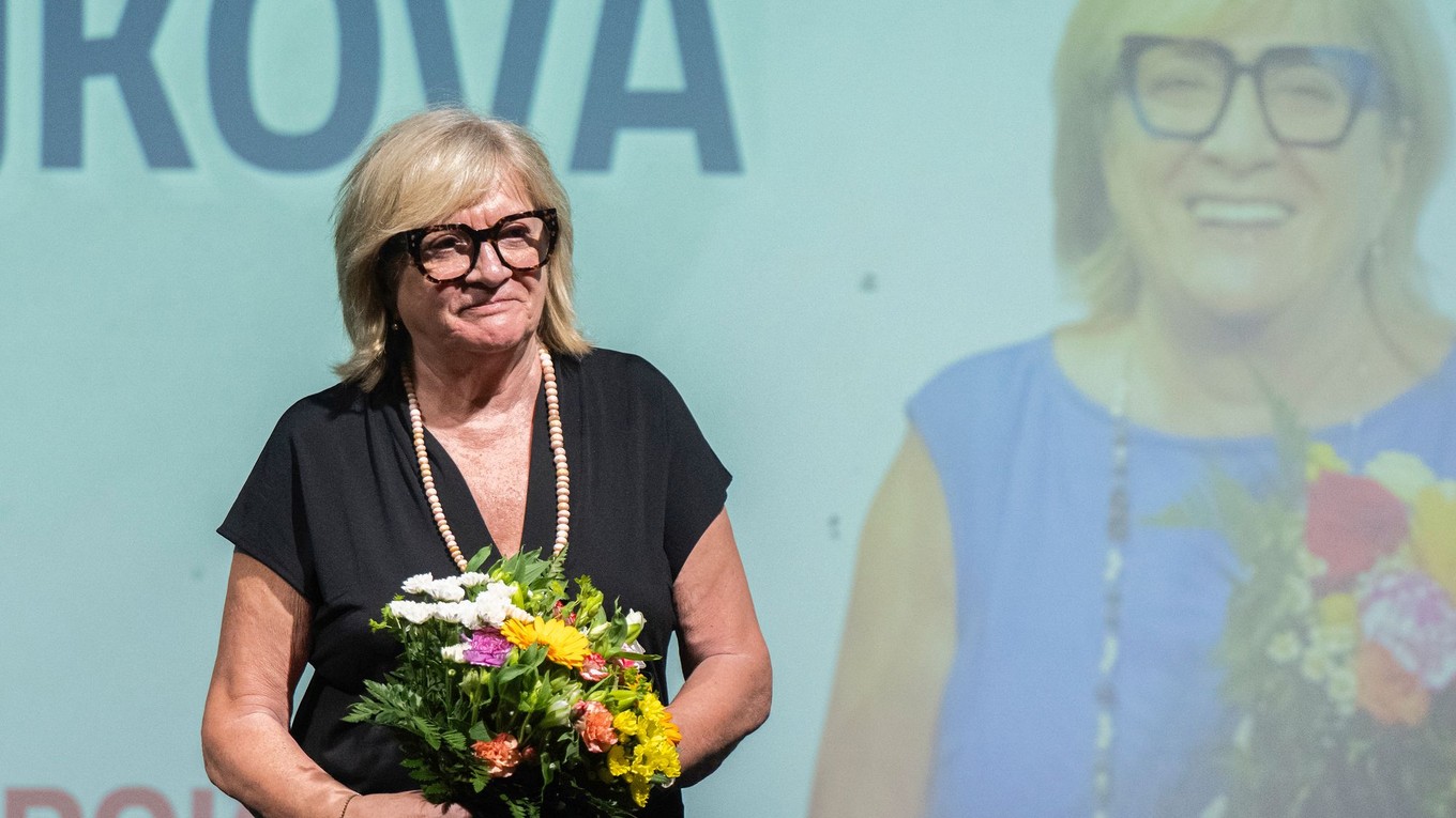 Natália Hejková na galavečeri Basketbalista roka 2024 v Bratislave.