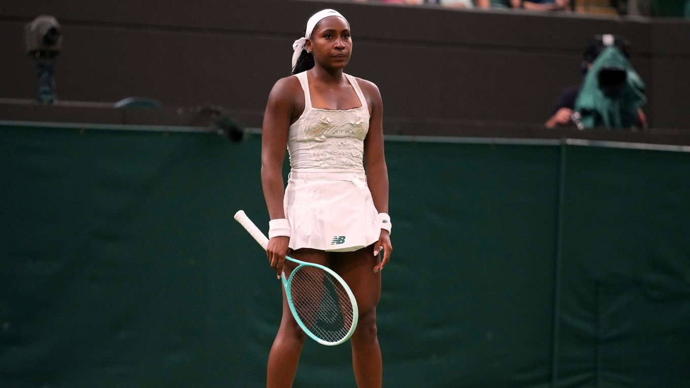 Coco Gauffová v 1. kole Wimbledonu 2025