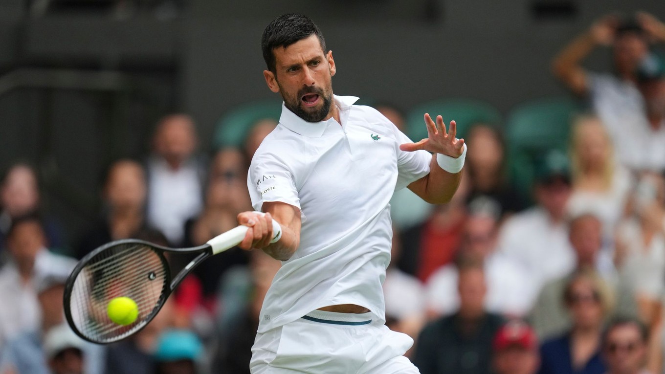 Srbský tenista Novak Djokovič.