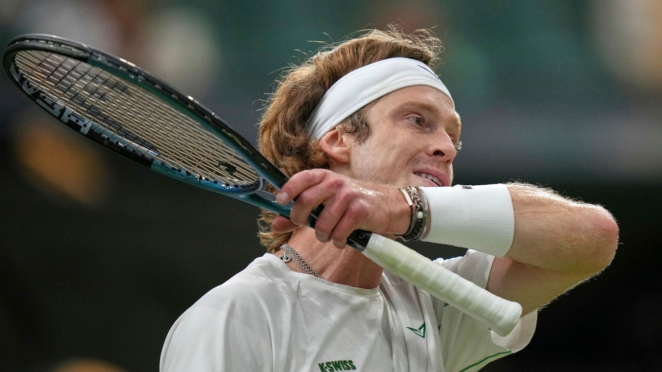 Ruský tenista Andrej Rubľov.