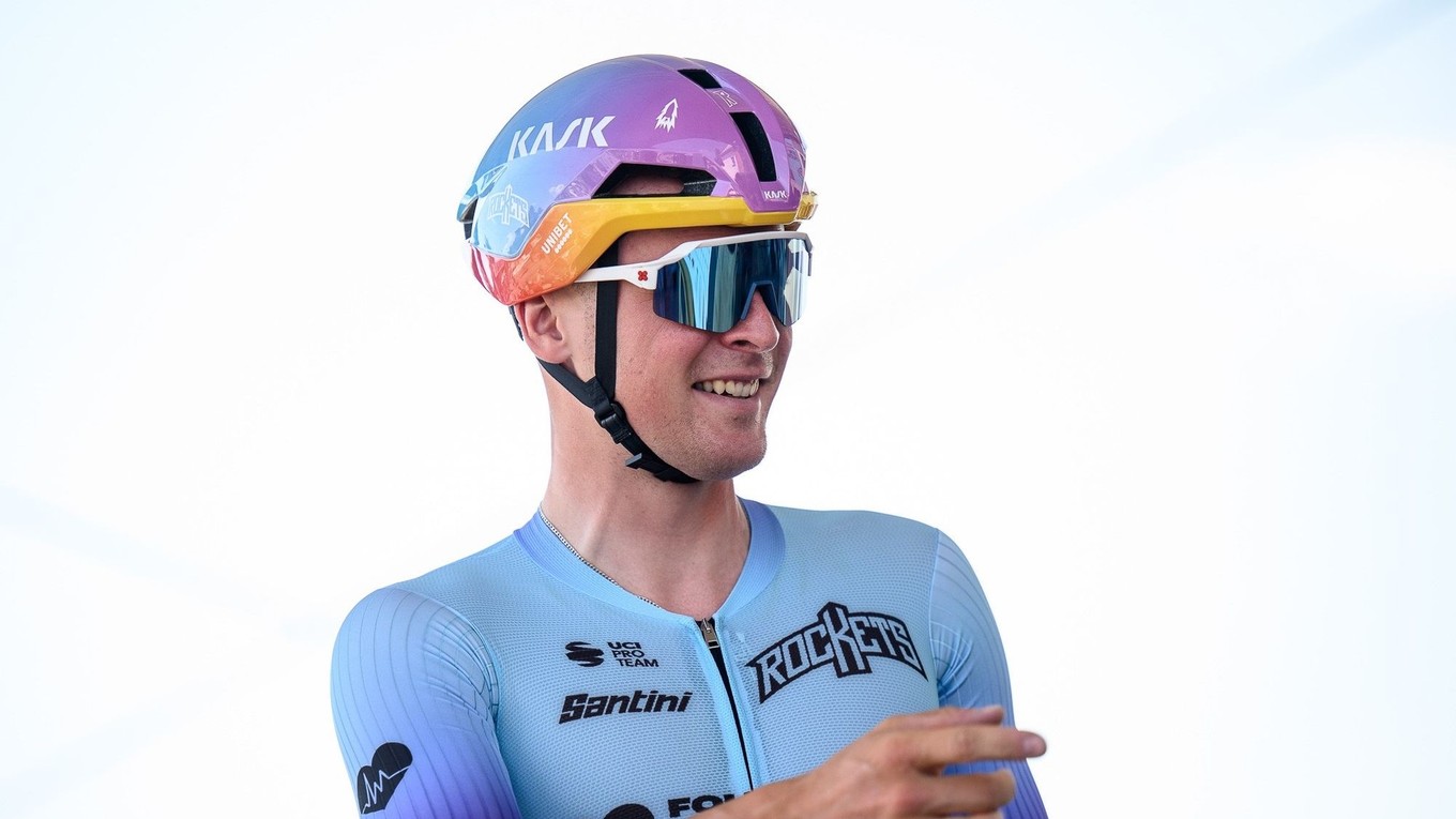 Slovenský cyklista Lukáš Kubiš.