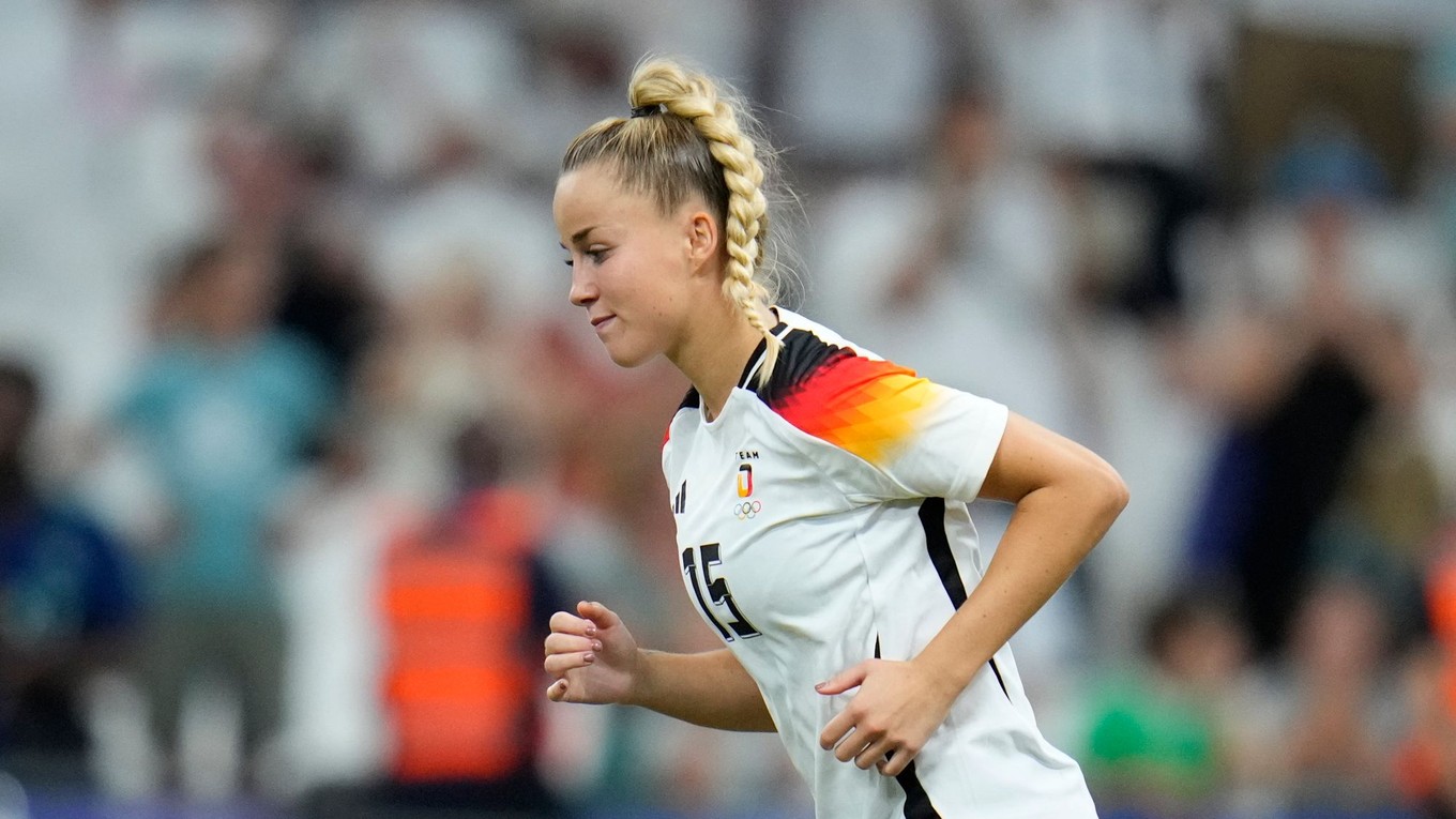 Kapitánka nemeckej futbalovej reprezentácie Giulia Gwinnová.