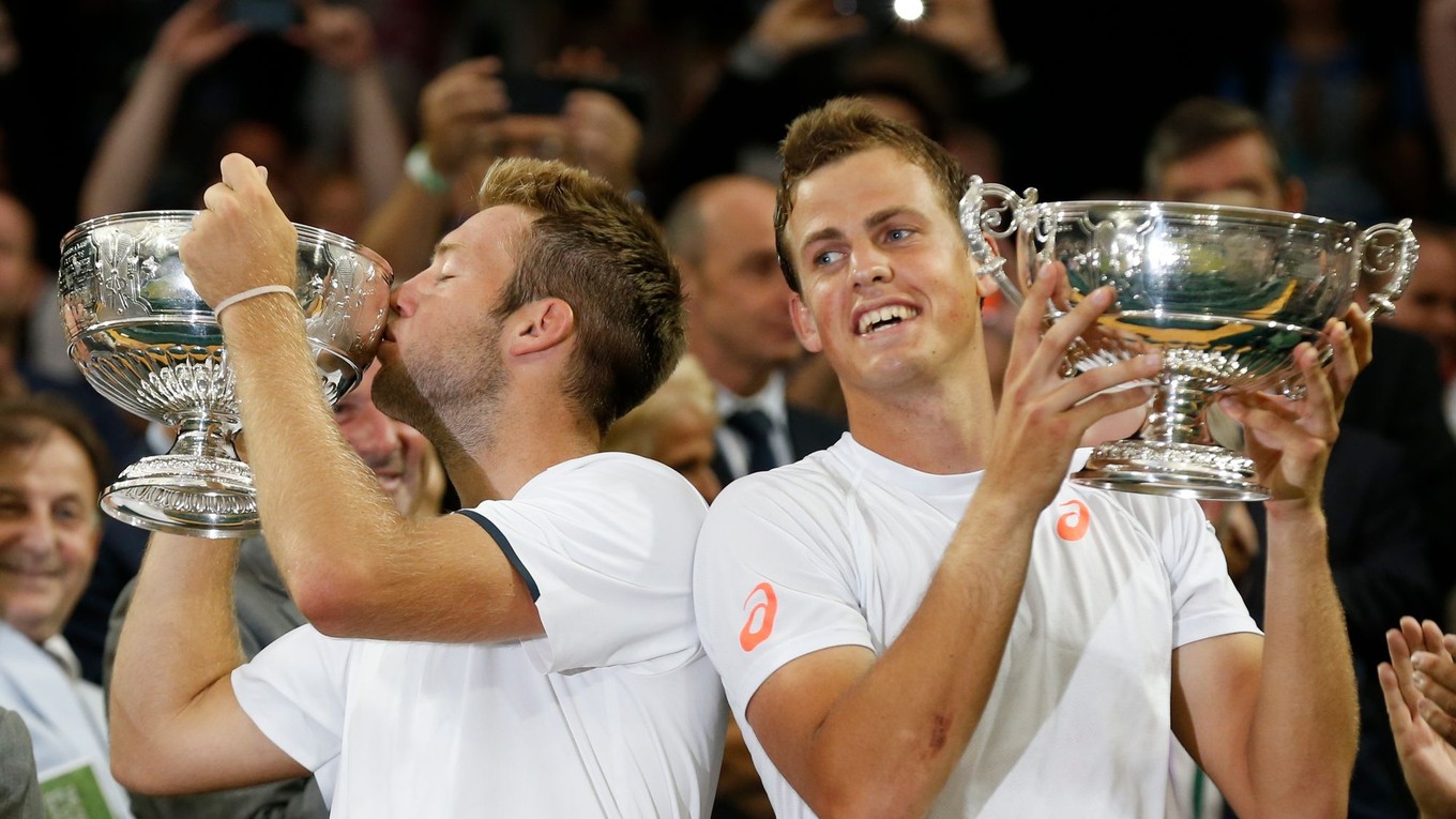 Vasek Pospisil (vpravo).