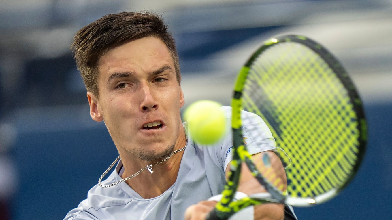 Fábián Marozsán na turnaji ATP Masters 1000 Toronto 2025.