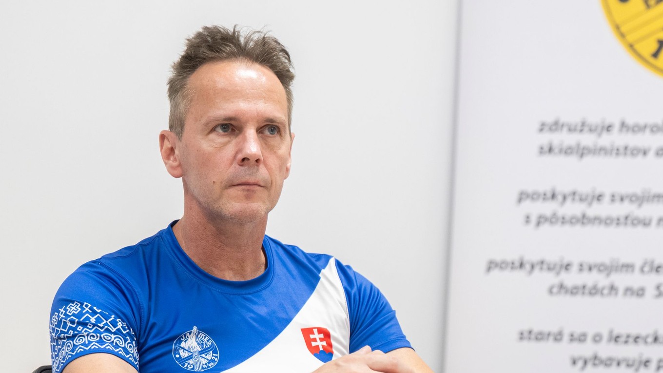 Reprezentačný tréner Slovenského horolezeckého spolku James (SHS JAMES) Igor Kollár.