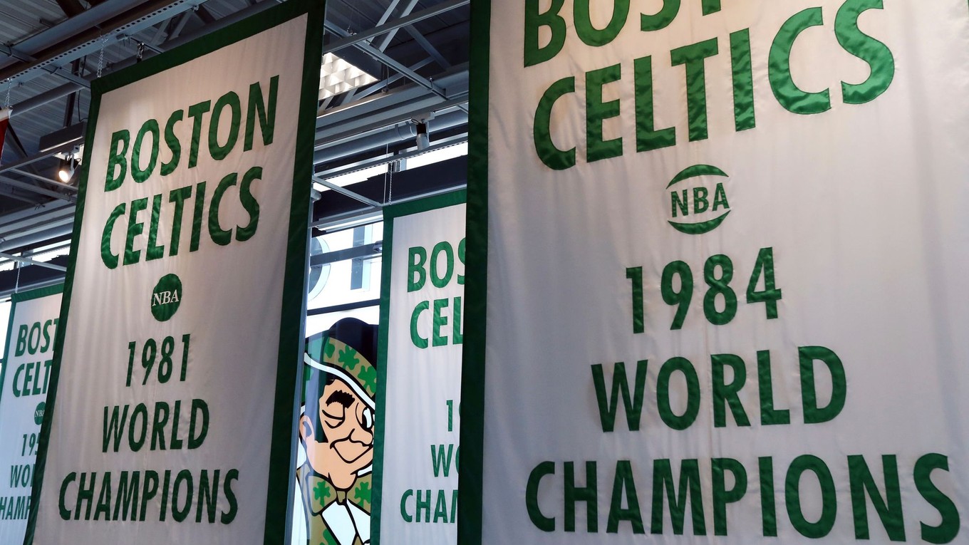 Logo klubu Boston Celtics.