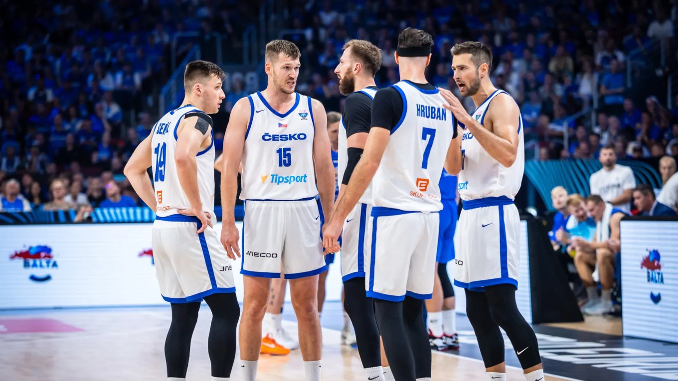 Českí basketbalisti na ME. 