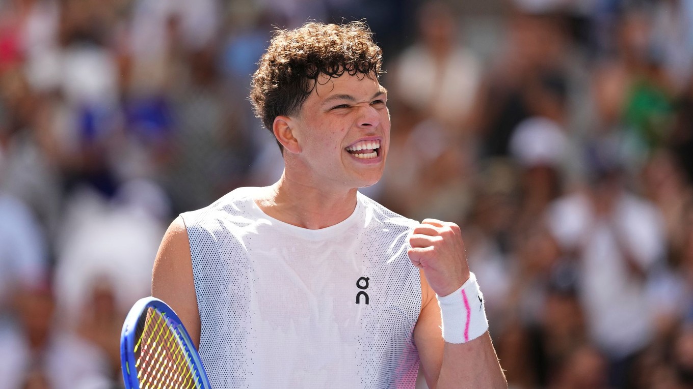 Americký tenista Ben Shelton počas grandslamového US Open 2025. 