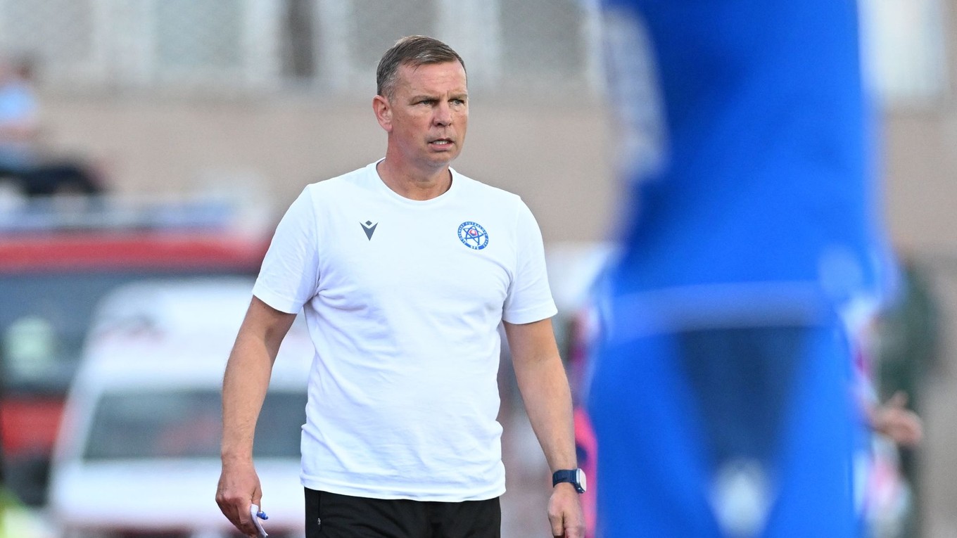 Tréner Slovenska Jaroslav Kentoš.