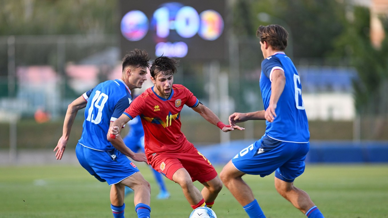 Slováci do 21 rokov počas kvalifikácie na ME 2027