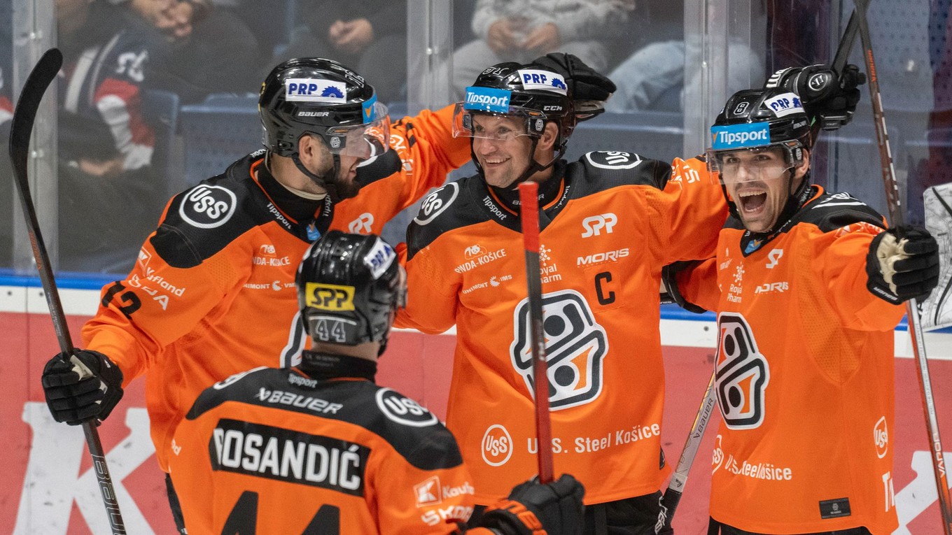 Hokejisti HC Košice.