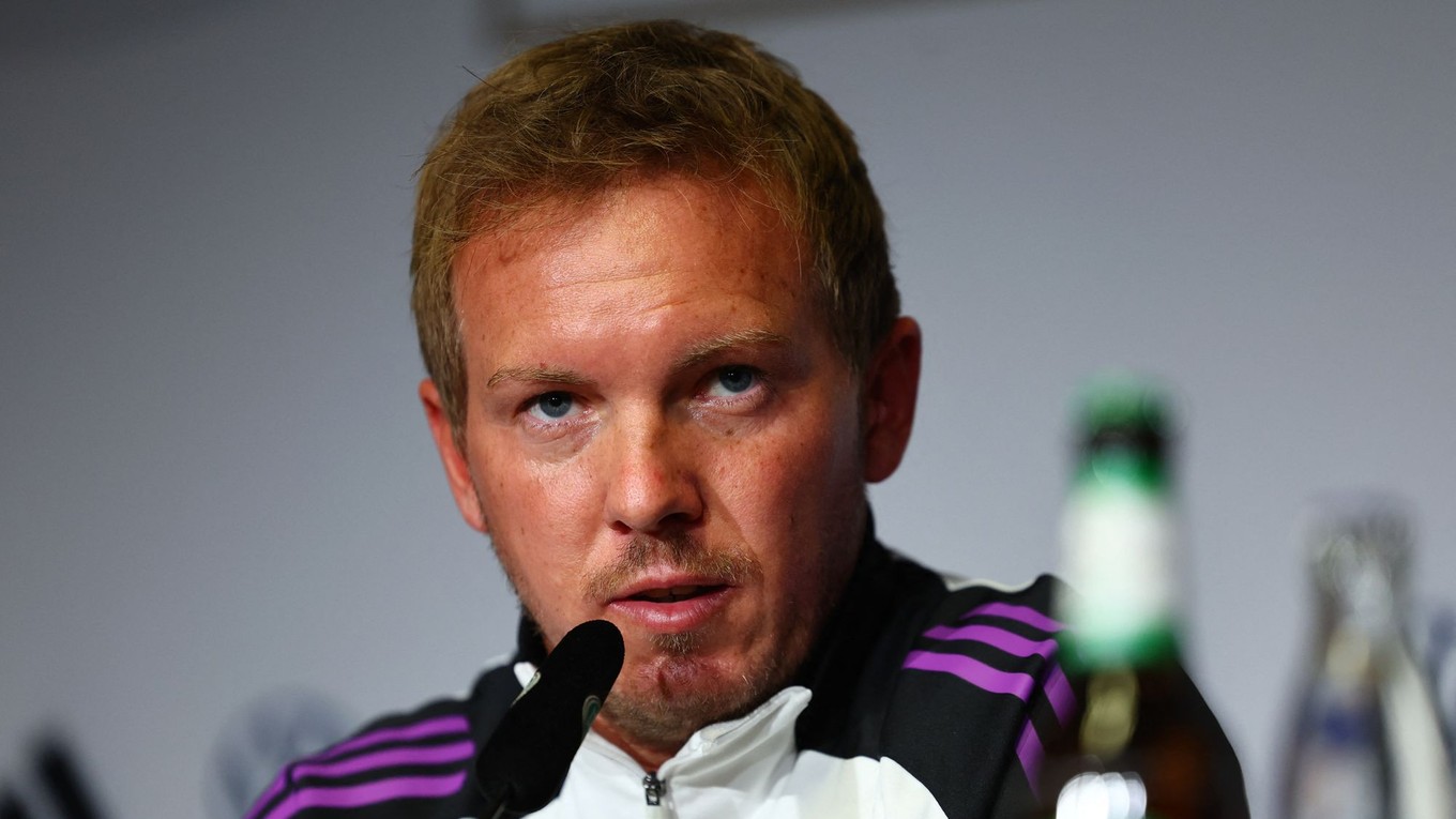 Tréner nemeckej futbalovej reprezentácie Julian Nagelsmann.