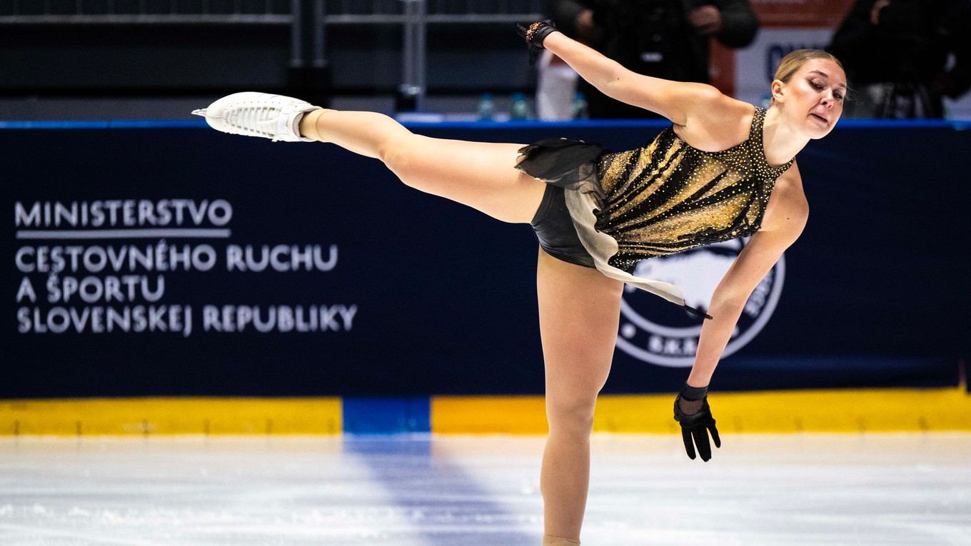 Slovenská krasokorčuliarka Vanesa Šelmeková.