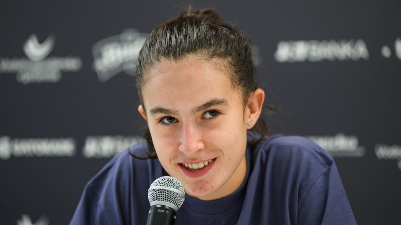 Slovenská tenistka Mia Pohánková.