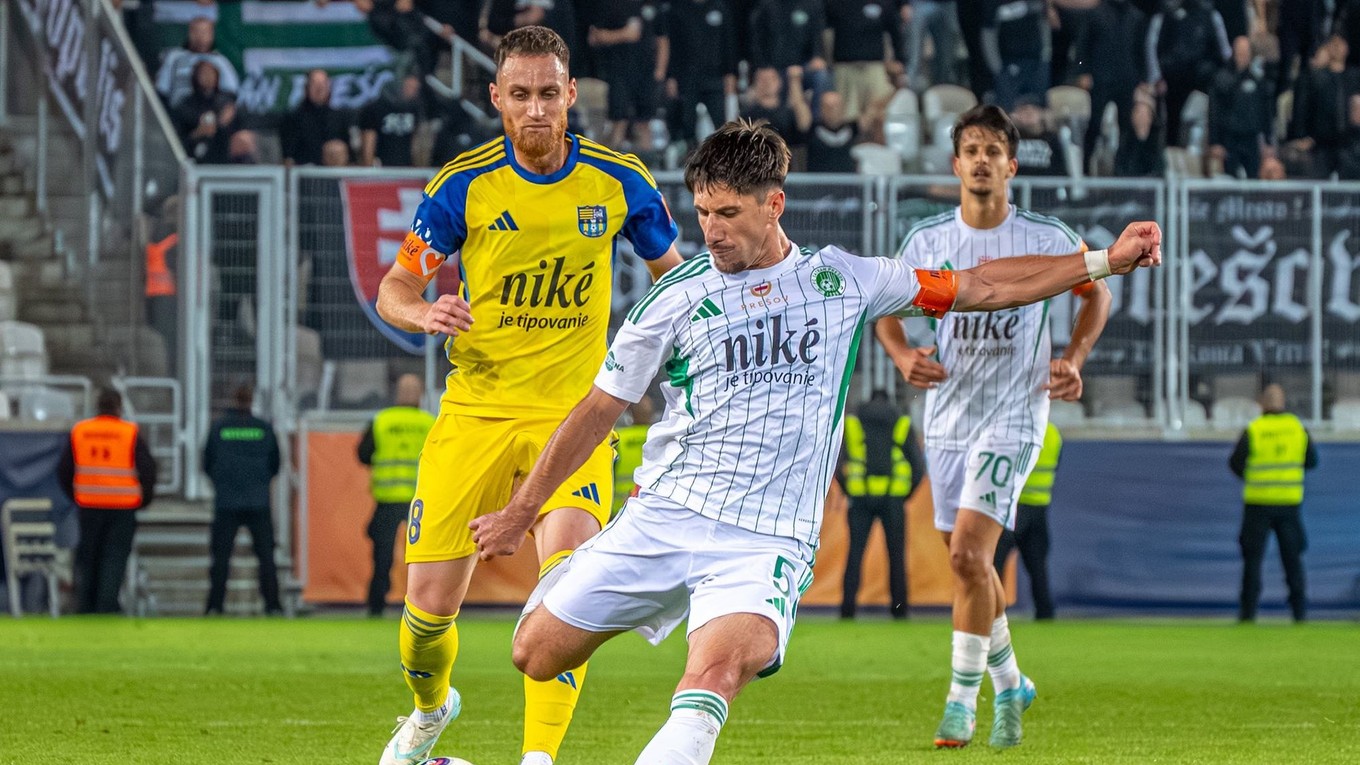 Fotka zo zápasu FC Košice - FC Tatran Prešov.