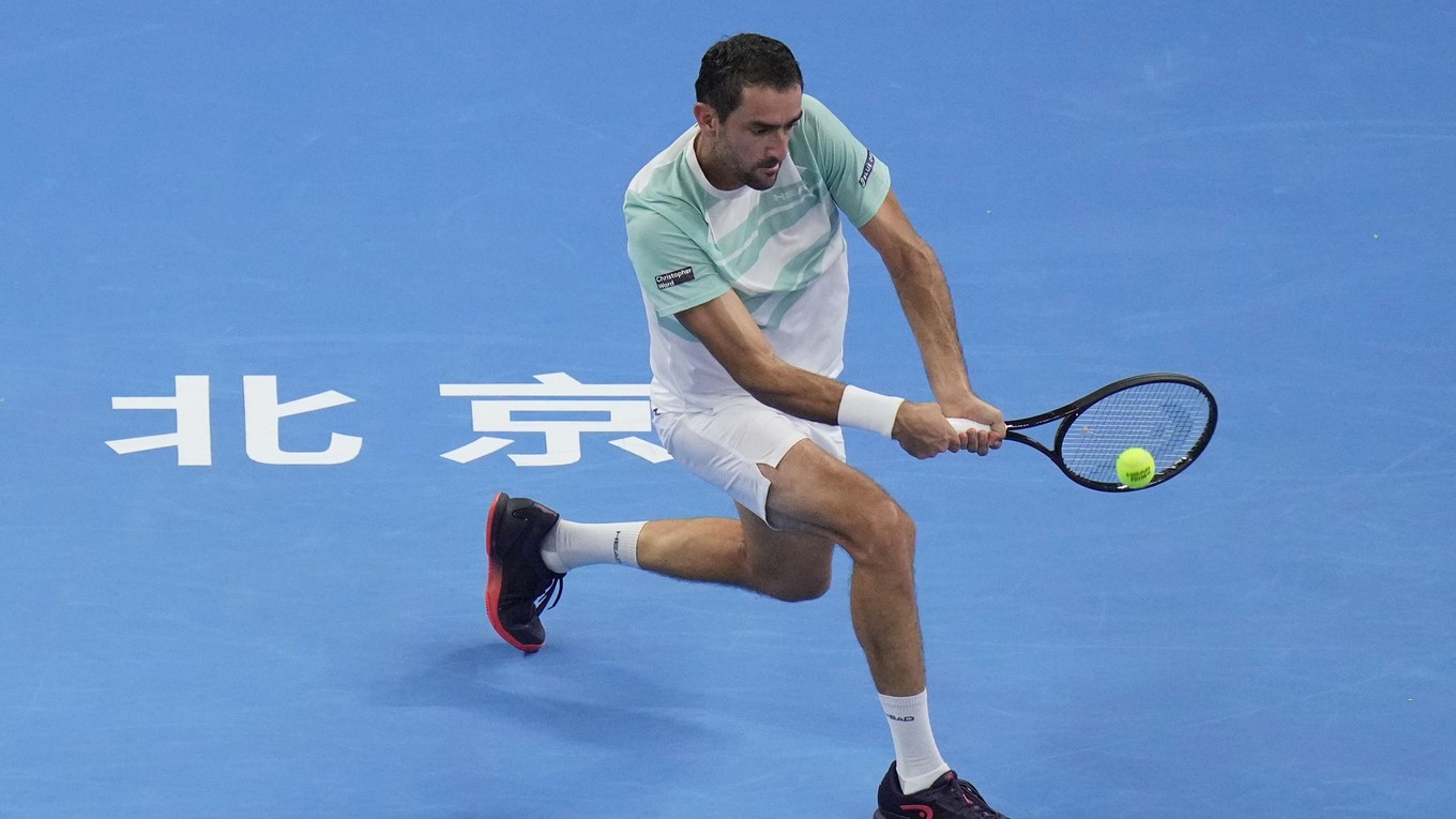 Chorvátsky tenista Marin Čilič 