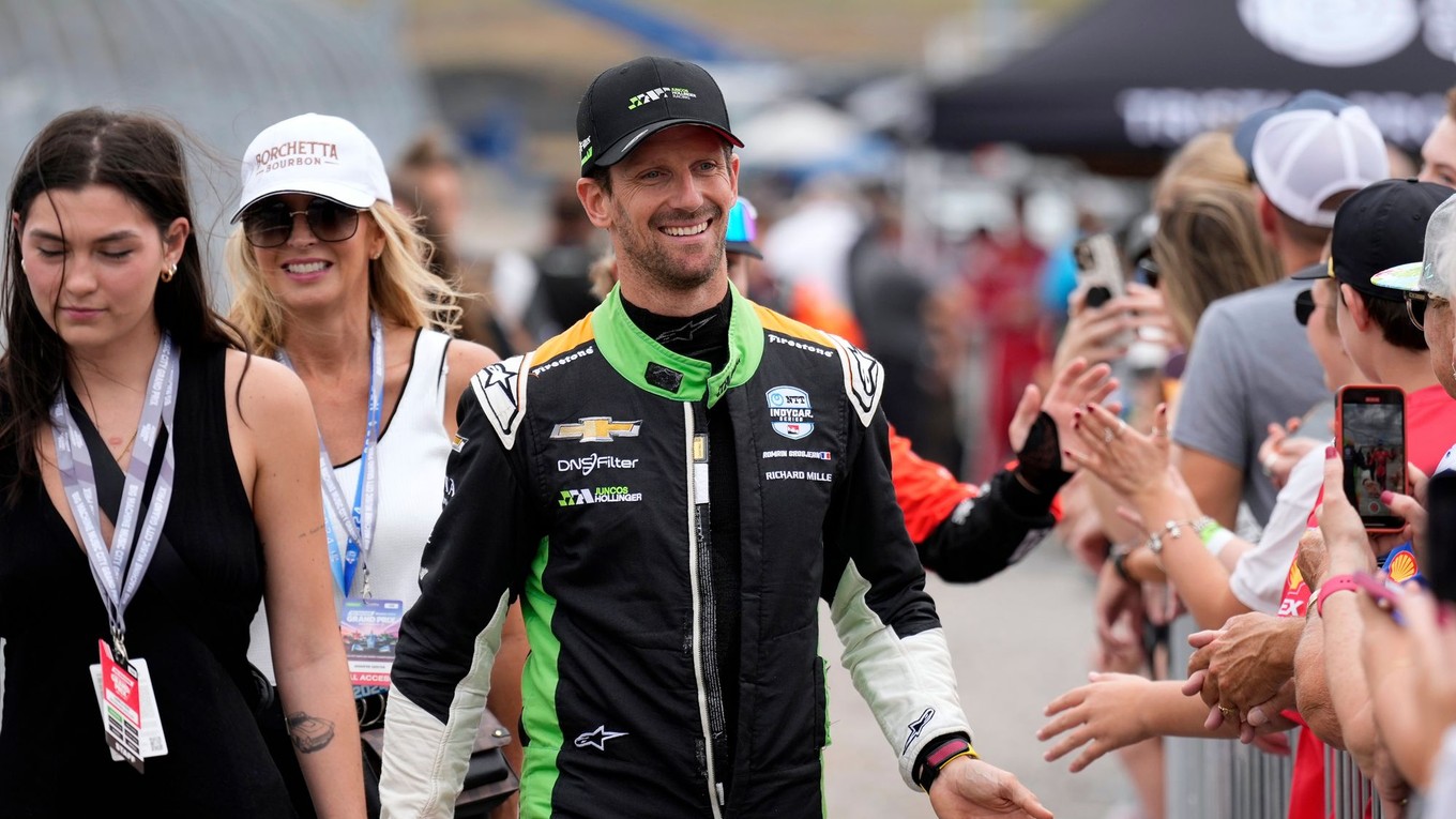 Francúzsky motoristický pretekár Romain Grosjean.