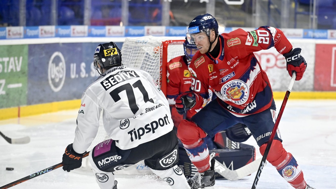 Fotka zo zápasu HC Košice - HKM Zvolen.