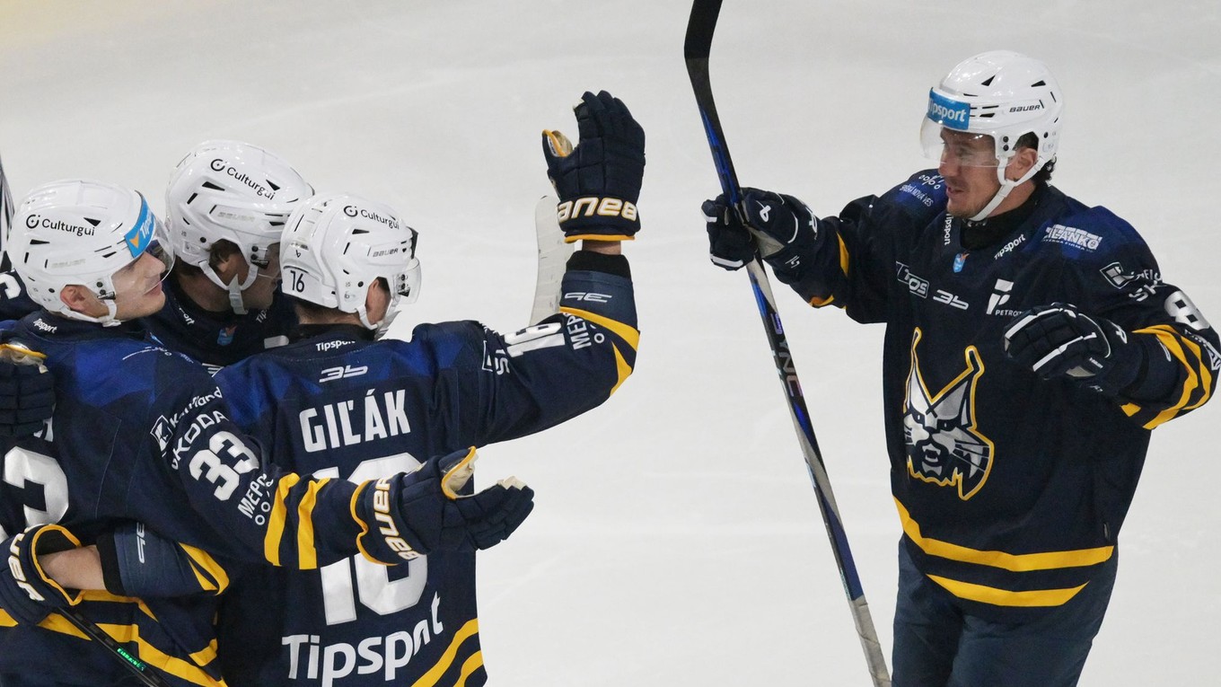 Gólová radosť hráčov Spišskej Novej Vsi.