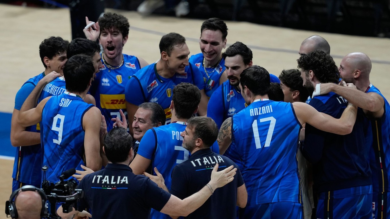 Volejbalisti Talianska. 