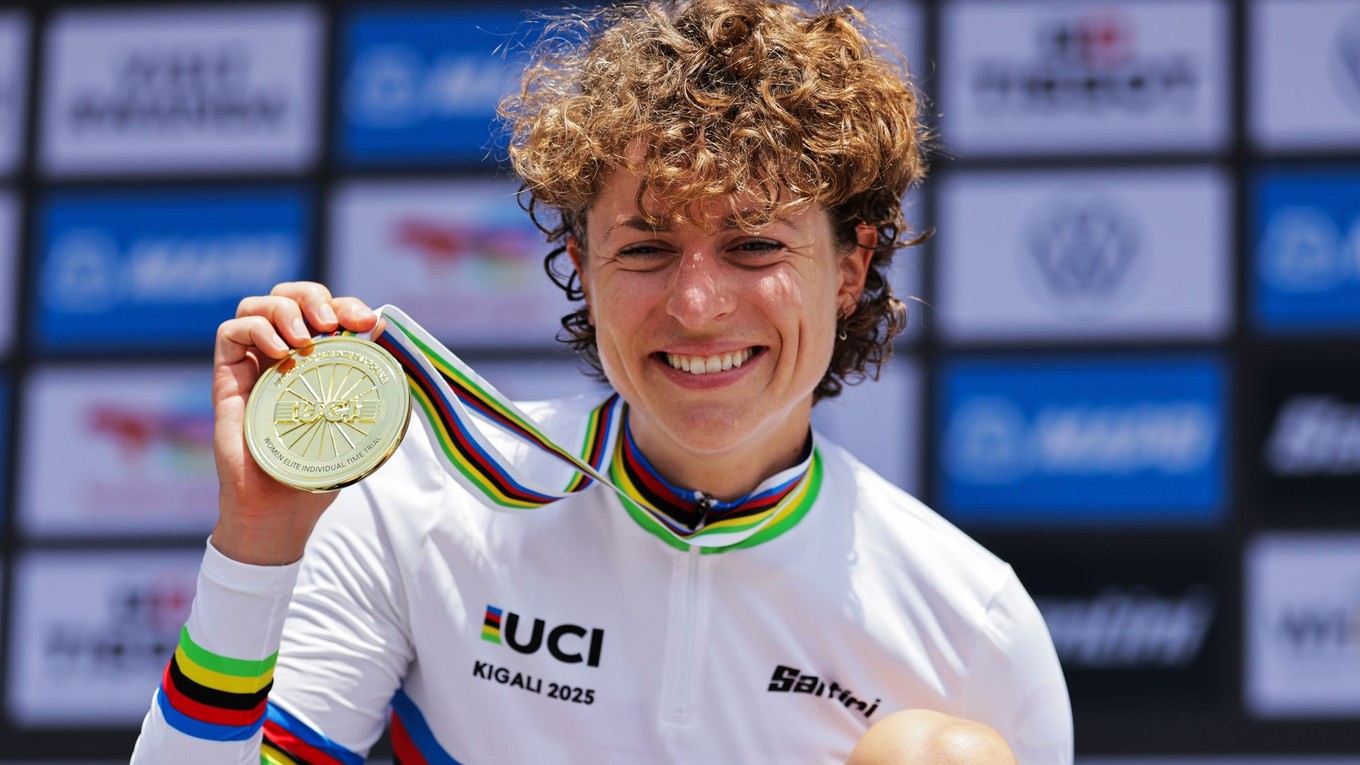 Švajčiarska cyklistka Marlen Reusserová.