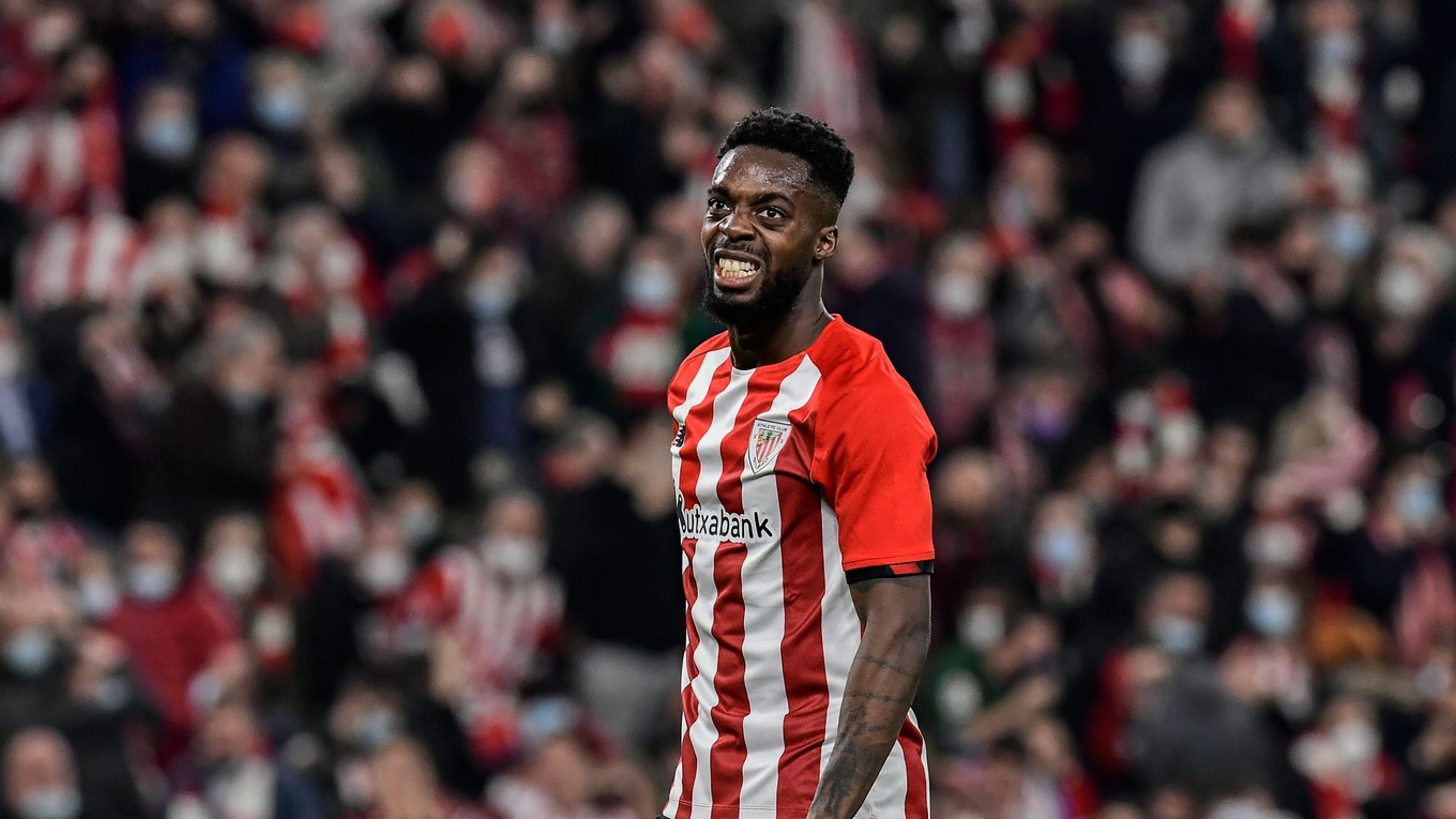 Iñaki Williams v drese Athleticu Bilbao.