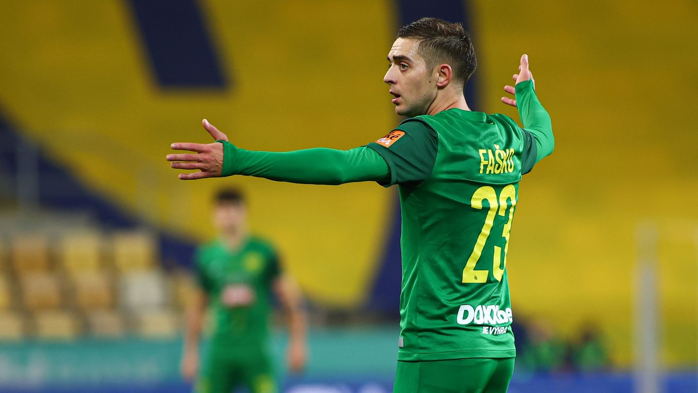 Futbalista MŠK Žilina Michal Faško.