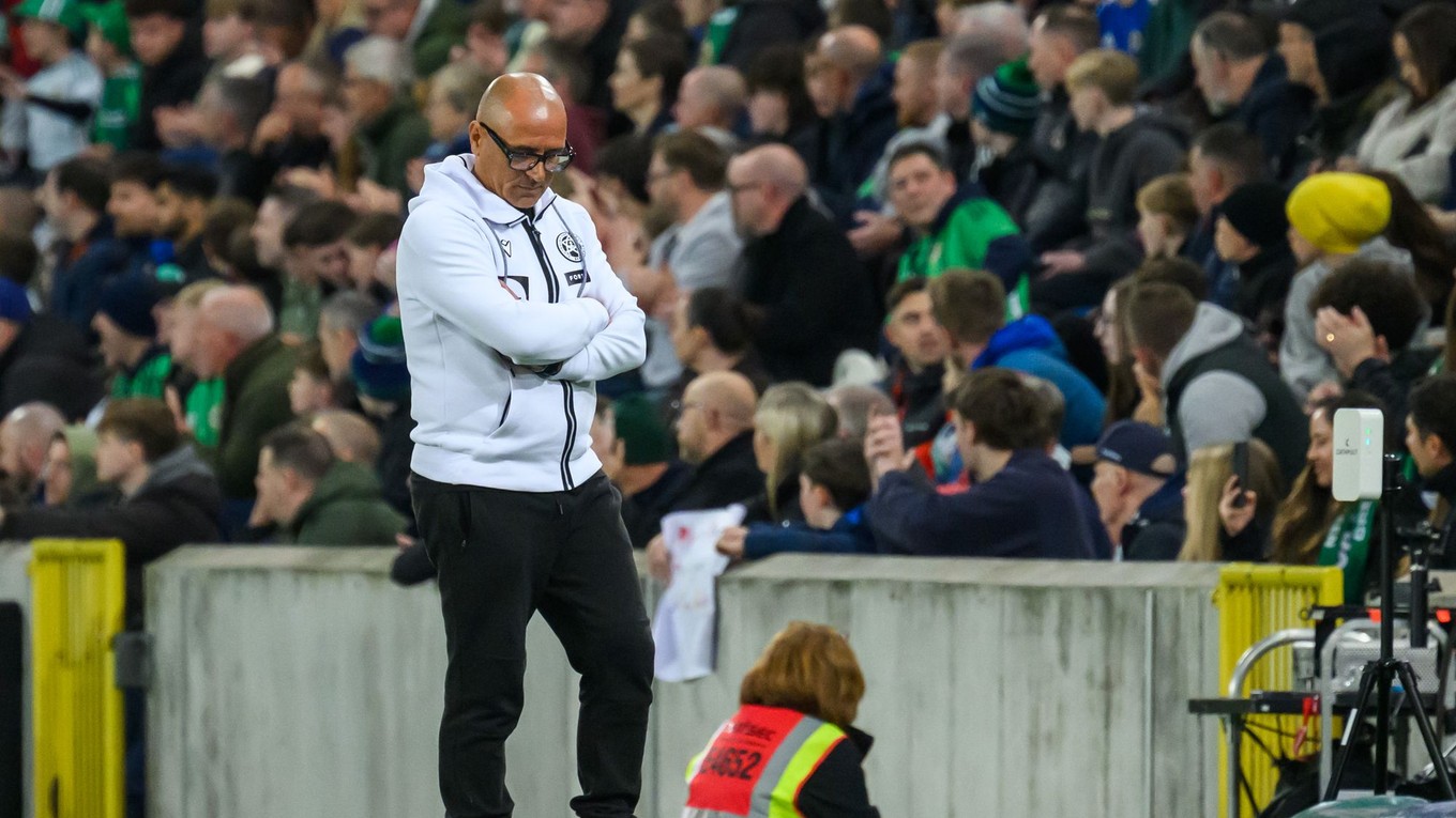 Na snímke tréner slovenskej futbalovej reprezentácie Francesco Calzona.