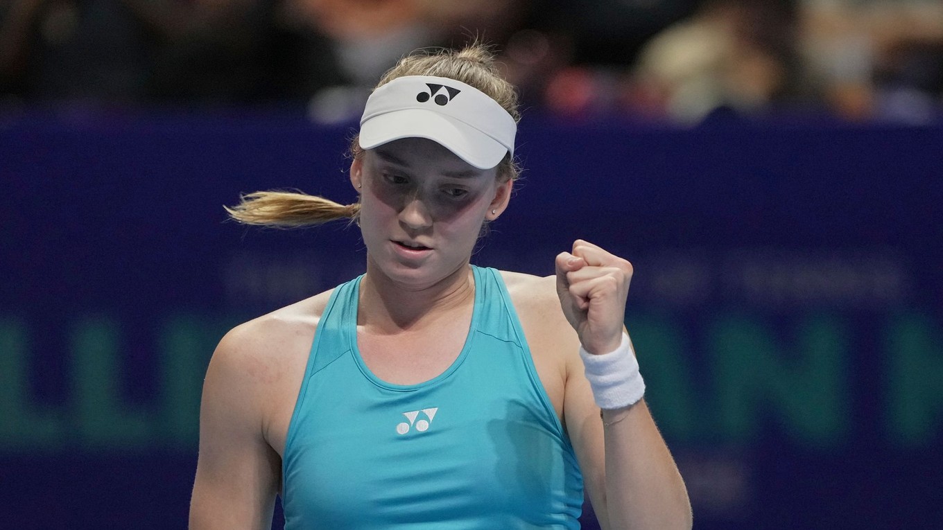 Kazašská tenistka Jelena Rybakinová.