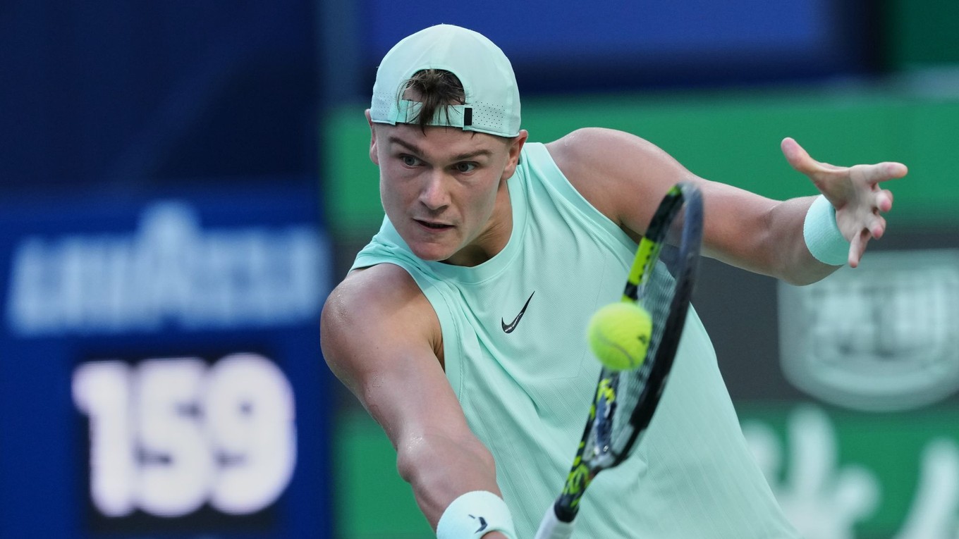 Dánsky tenista Holger Rune.