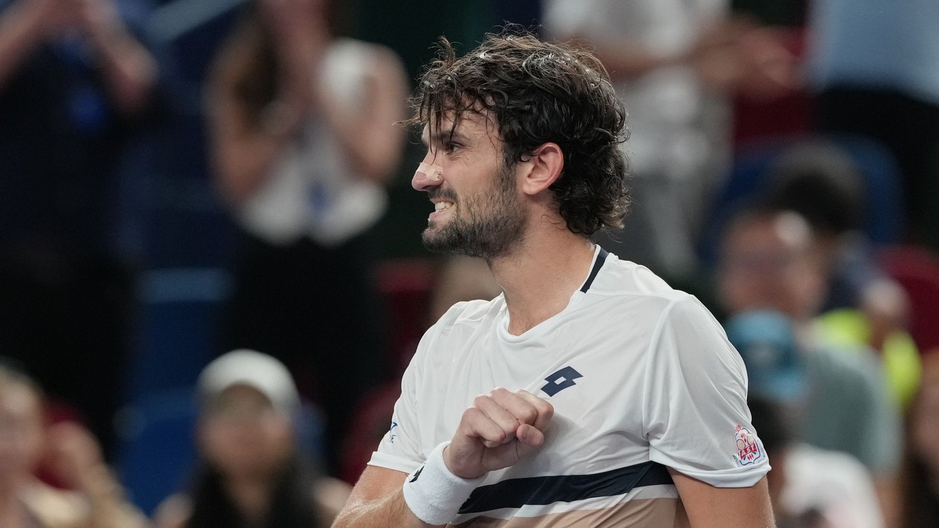 Monacký tenista Valentin Vacherot.