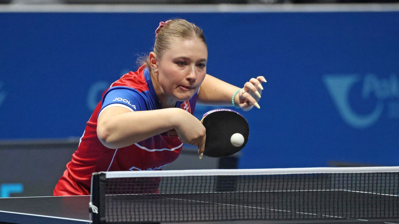 Slovenská reprezentantka v stolnom tenise Tatiana Kukuľková.
