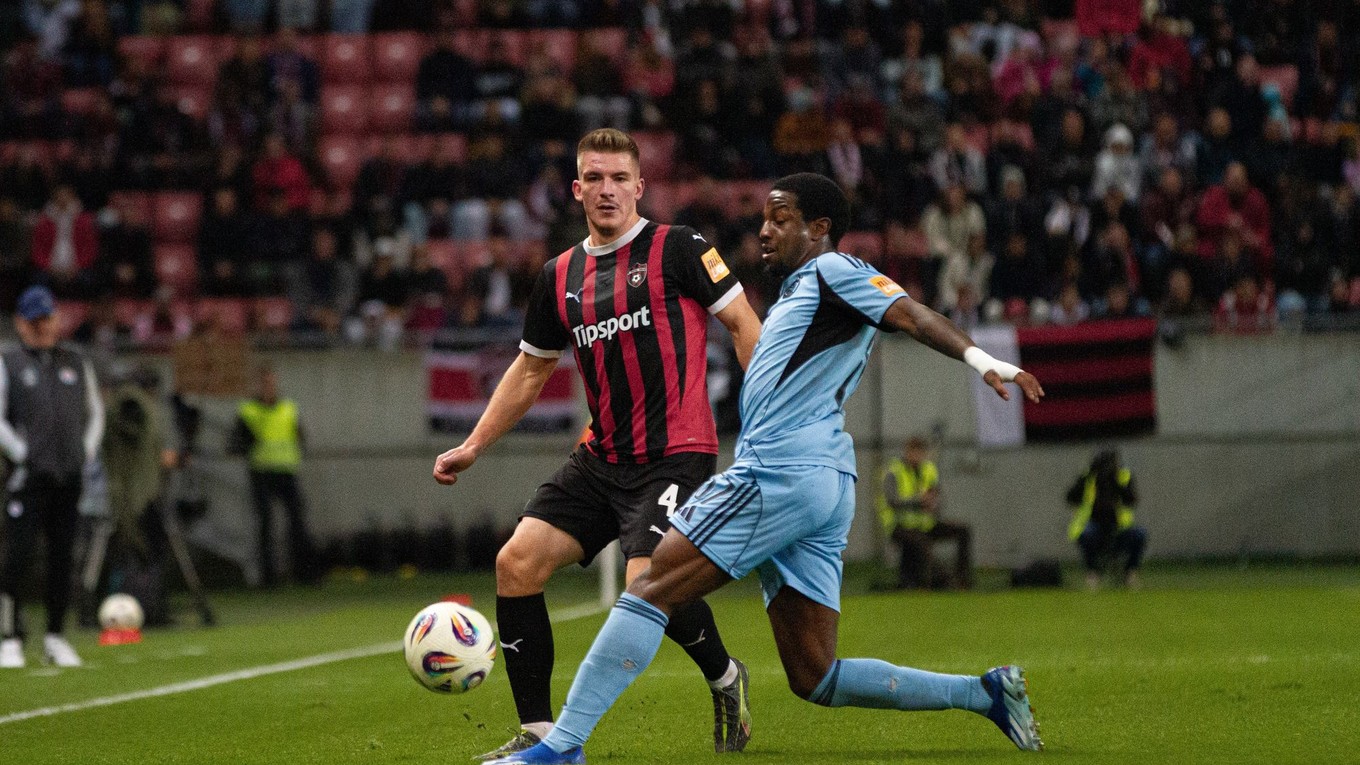 Fotka z derby FC Spartak Trnava - ŠK Slovan Bratislava.