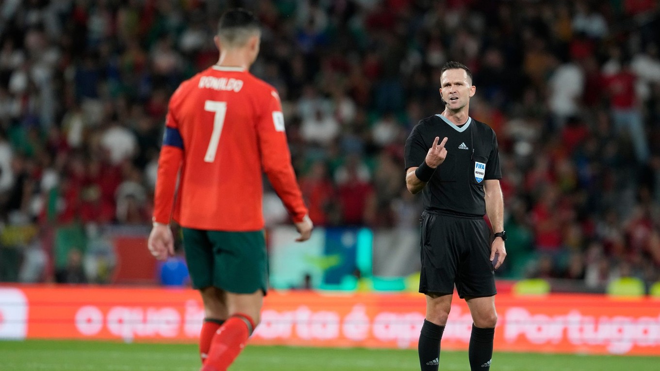 Ivan Kružliak a Cristiano Ronaldo.