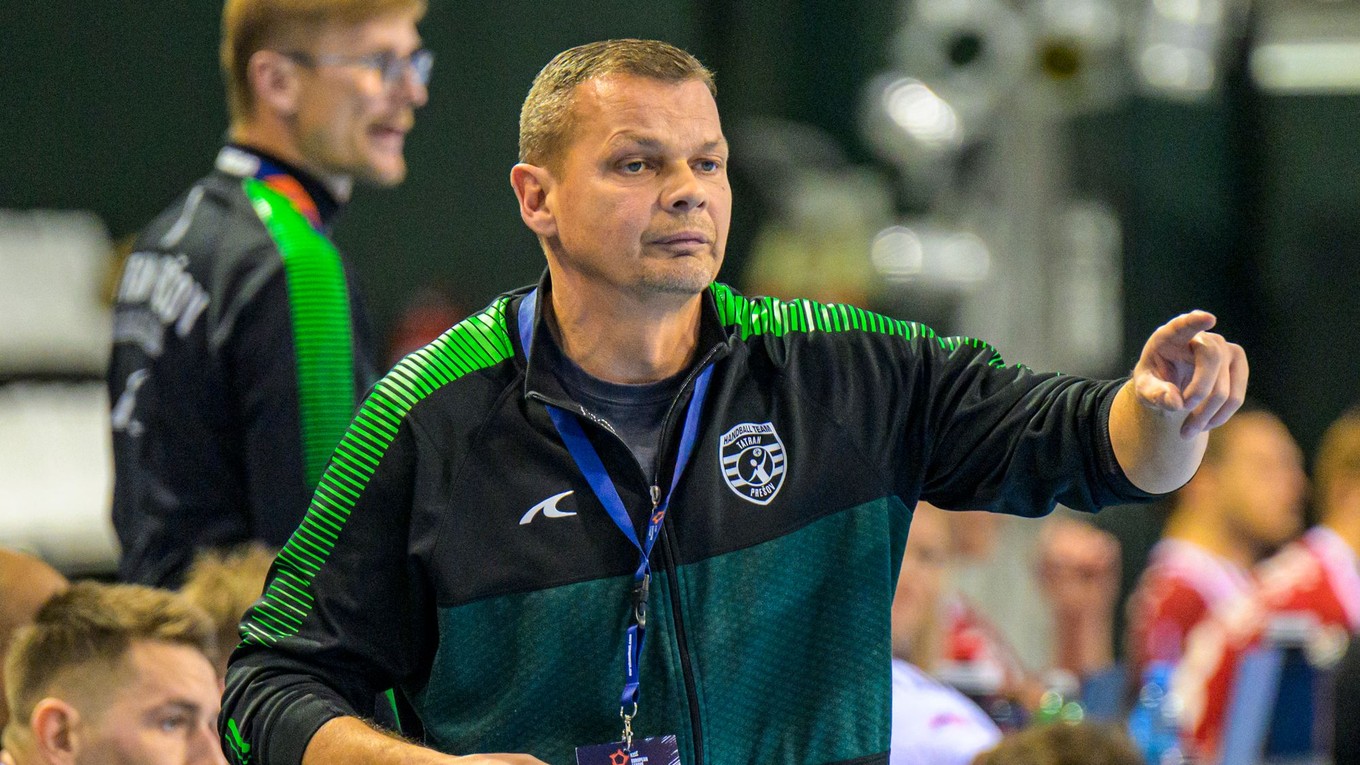 Hlavný tréner Prešova Radoslav Antl.
