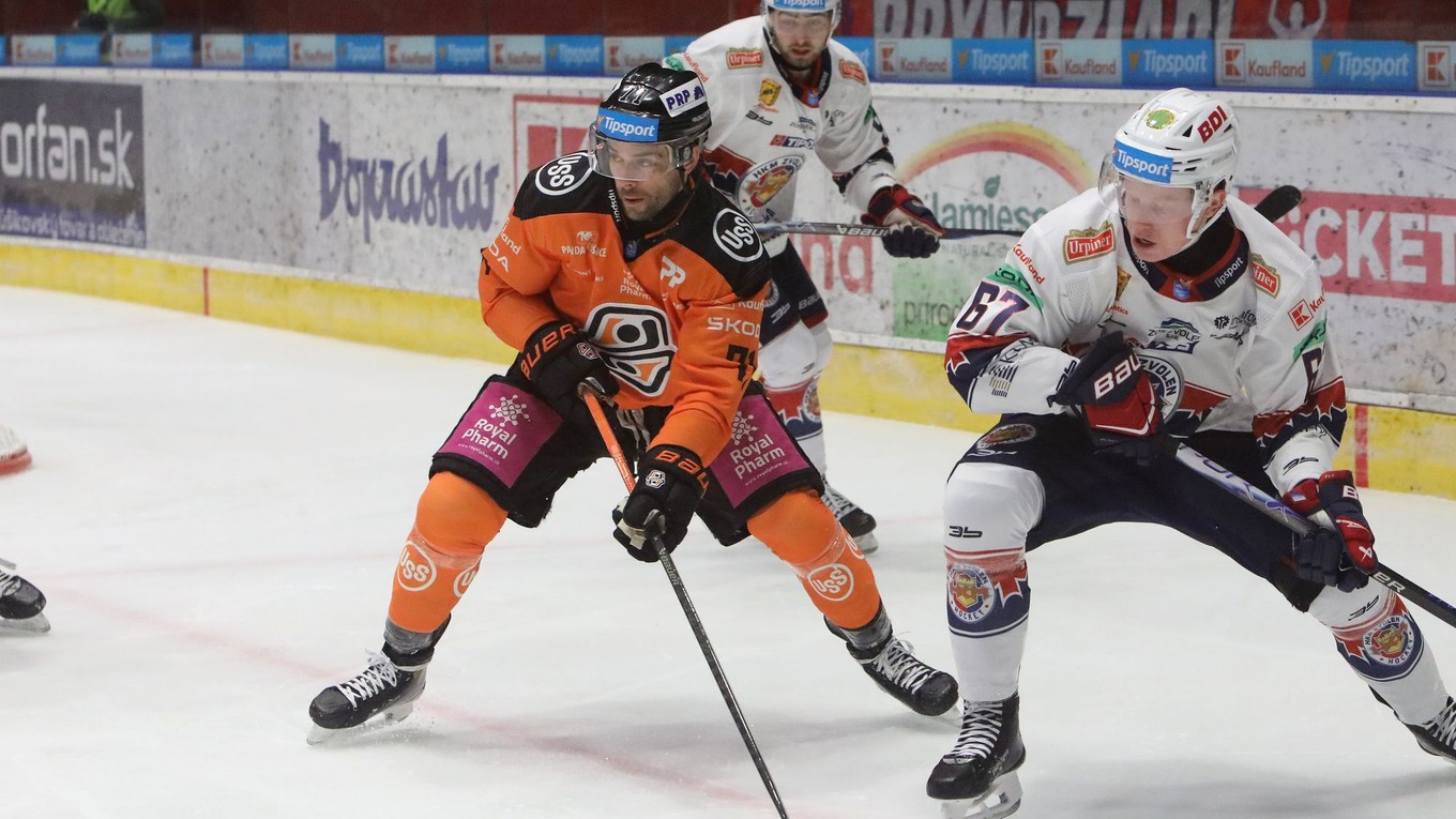 Fotka zo zápasu Zvolen - Košice.