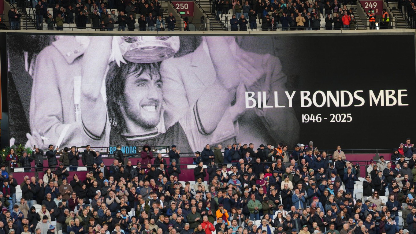 Vo veku 79 rokov zomrela legenda West Hamu Billy Bonds.